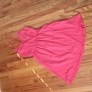 Unbranded Coral Summer Spaghetti Strap Dress Size Large L Women's